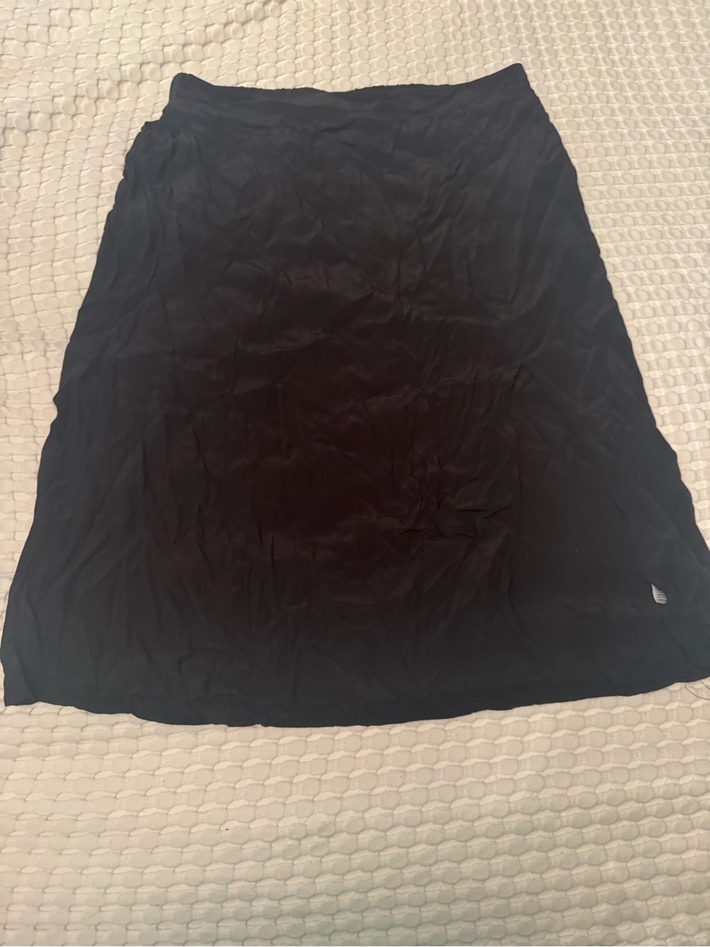 Ava & Viv Black Midi Skirt with slit!